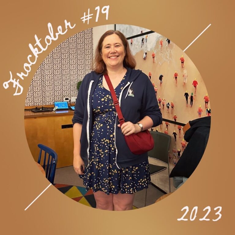 #frocktober day 19: a little blue floral @dangerfieldclothing dress (again, paired with shorts because I’m a giant). We had a really inspiring #sydtechleaders meetup tonight focused on mental health. Thanks to everyone who attended and especially our amazing speakers. ❤️👗