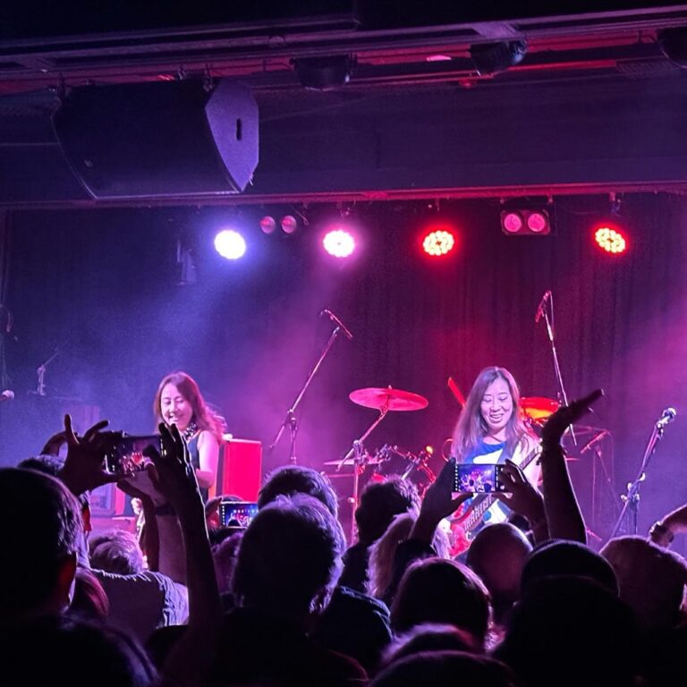 SHONEN KNIFE!!! Basking in absolute joy as a couple 60yo Japanese women (and their younger but still kickass drummer) tore the roof off the Crow Bar. 🎸 I was so happy when they played “Twist Barbie,” but then towards the end they launched into “Buttercup (I’m a Super Girl)” and I lost my damn mind. I first listened to this band in high school, and to finally see them in person was beyond what my 16yo self would have imagined. And we ate some excellent BBQ too. 😂❤️