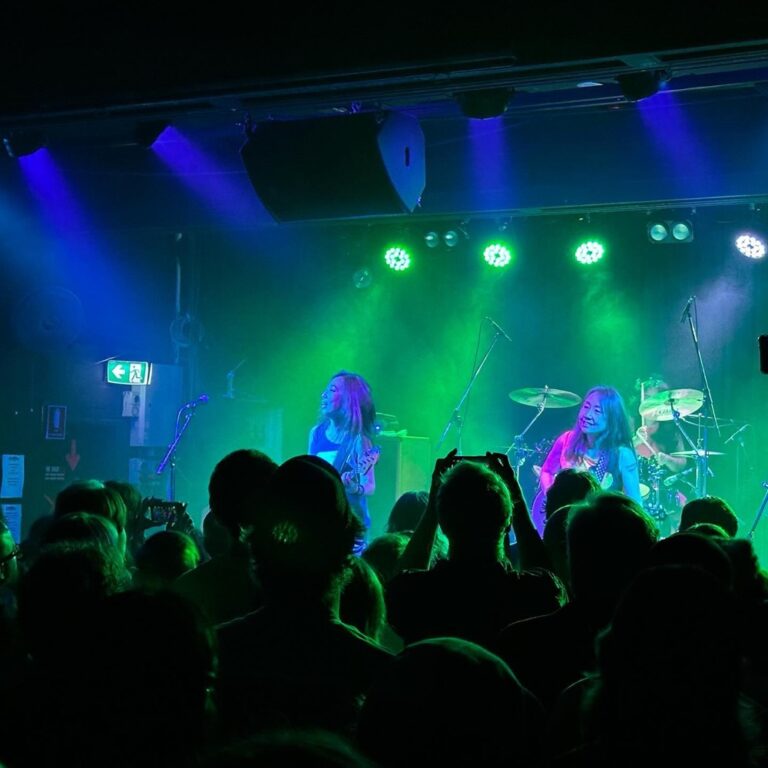 SHONEN KNIFE!!! Basking in absolute joy as a couple 60yo Japanese women (and their younger but still kickass drummer) tore the roof off the Crow Bar. 🎸 I was so happy when they played “Twist Barbie,” but then towards the end they launched into “Buttercup (I’m a Super Girl)” and I lost my damn mind. I first listened to this band in high school, and to finally see them in person was beyond what my 16yo self would have imagined. And we ate some excellent BBQ too. 😂❤️