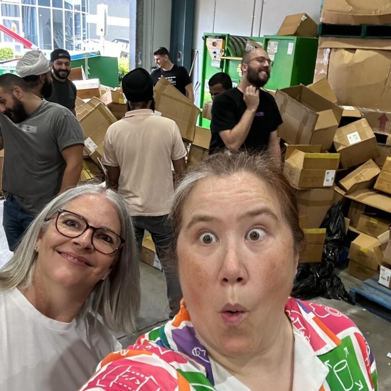 Did you know the fashion industry is the second biggest polluter on the planet? As someone who cares about the environment - but also loves to buy and make clothes - this bothers me. So today I joined with many of my @amazonaustralia and @awscloudanz colleagues to volunteer at @thread_together, who take donations of new, unsold clothing from retailers that would otherwise go to landfill, and instead give it to people who need it. We assembled boxes; we unpacked pallets of stock; and we filled orders for delivery. I helped pick clothes for women and kids at a shelter, a single mom with babies, and an older couple. We also got to hear how Thread Together partner with other organisations, like the amazing Rachael Natoli at the @lokahifoundation (who support victims of domestic violence in Sydney). I felt really inspired by what these folks are doing, and I will definitely be donating and volunteering again in the future. Thanks to Amazon and my colleagues who pitched in today! ❤️