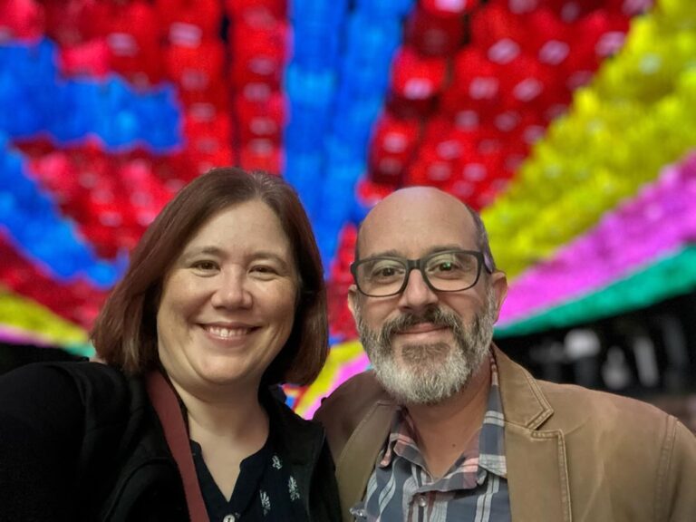 Tomorrow is a Korean public holiday - Buddha’s birthday - so the Bongeunsa temple has a special lantern festival. We went over to check it out at night. It’s so beautiful! For a donation, you can make a wish for your family that is hung from one of the lanterns.