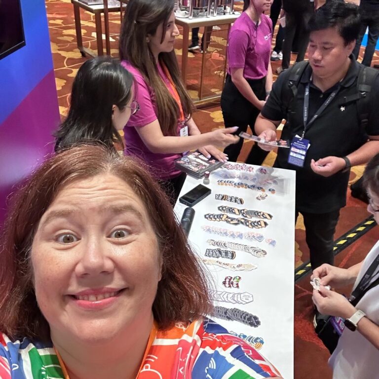 If you’re at the #AWS Summit Singapore, be sure to stop by the Developer Lounge (in the Orchid Ballroom)! We have lots of stickers, community talks, and fun demos to check out. ❤️👗