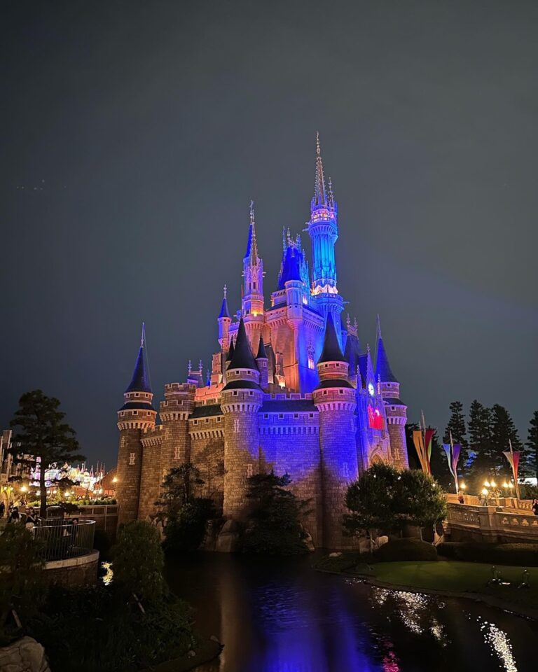 Our second Disneyland in one week. 😂🏰 Tokyo’s castle was a lot bigger and prettier than LA, and the Beauty and the Beast ride was UNREAL. And we even had a beer at Gaston’s Tavern! 🍻