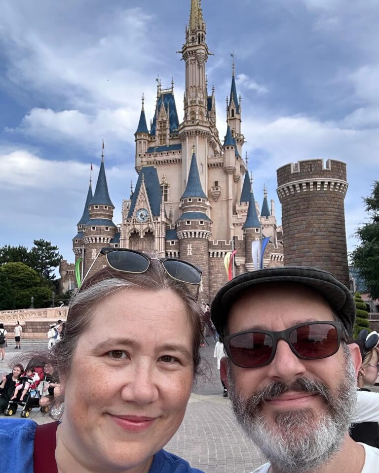 Our second Disneyland in one week. 😂🏰 Tokyo’s castle was a lot bigger and prettier than LA, and the Beauty and the Beast ride was UNREAL. And we even had a beer at Gaston’s Tavern! 🍻