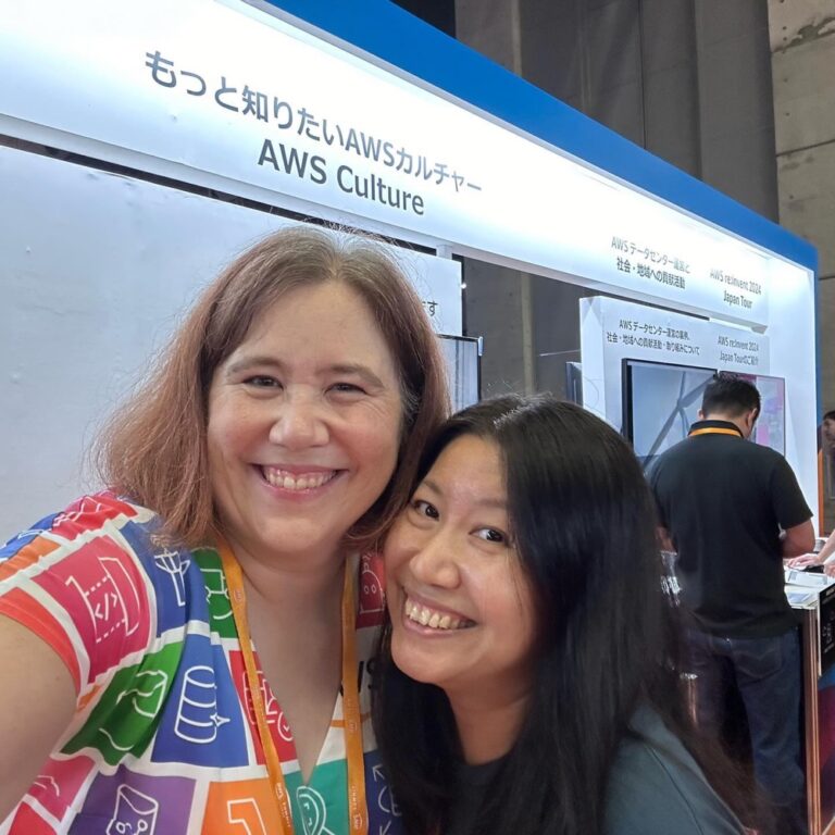 I had an absolute blast meeting everyone at the AWS Summit Tokyo today. It was also a little sad knowing that this is my last time wearing the AWS Dress at an event! (I’m leaving AWS after next week to try out early retirement.) Thank you to everyone in the community that has made my job an absolute joy the last four years! ❤️👗 #awssummittokyo