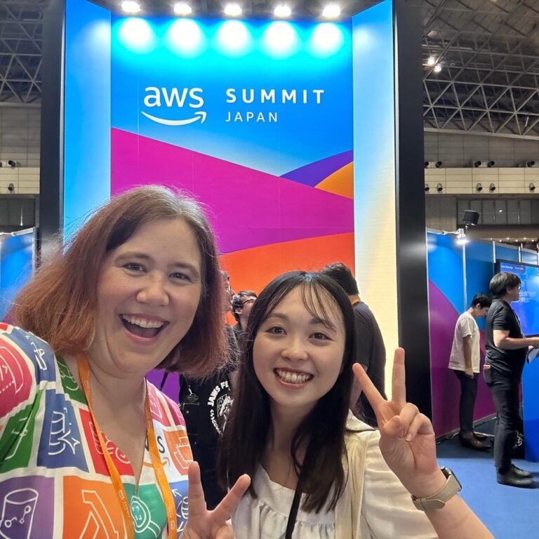 I had an absolute blast meeting everyone at the AWS Summit Tokyo today. It was also a little sad knowing that this is my last time wearing the AWS Dress at an event! (I’m leaving AWS after next week to try out early retirement.) Thank you to everyone in the community that has made my job an absolute joy the last four years! ❤️👗 #awssummittokyo