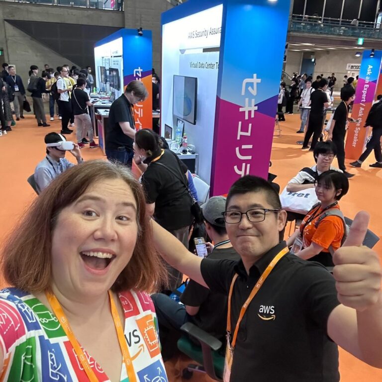 I had an absolute blast meeting everyone at the AWS Summit Tokyo today. It was also a little sad knowing that this is my last time wearing the AWS Dress at an event! (I’m leaving AWS after next week to try out early retirement.) Thank you to everyone in the community that has made my job an absolute joy the last four years! ❤️👗 #awssummittokyo