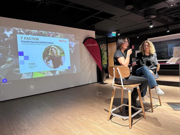 My first meetup in ages! I went along to @projectf_au to hear my friend Roisin present, and to catch up with @emmsastagram (who claims that the quote on her shirt is FROM ME?!). ❤️