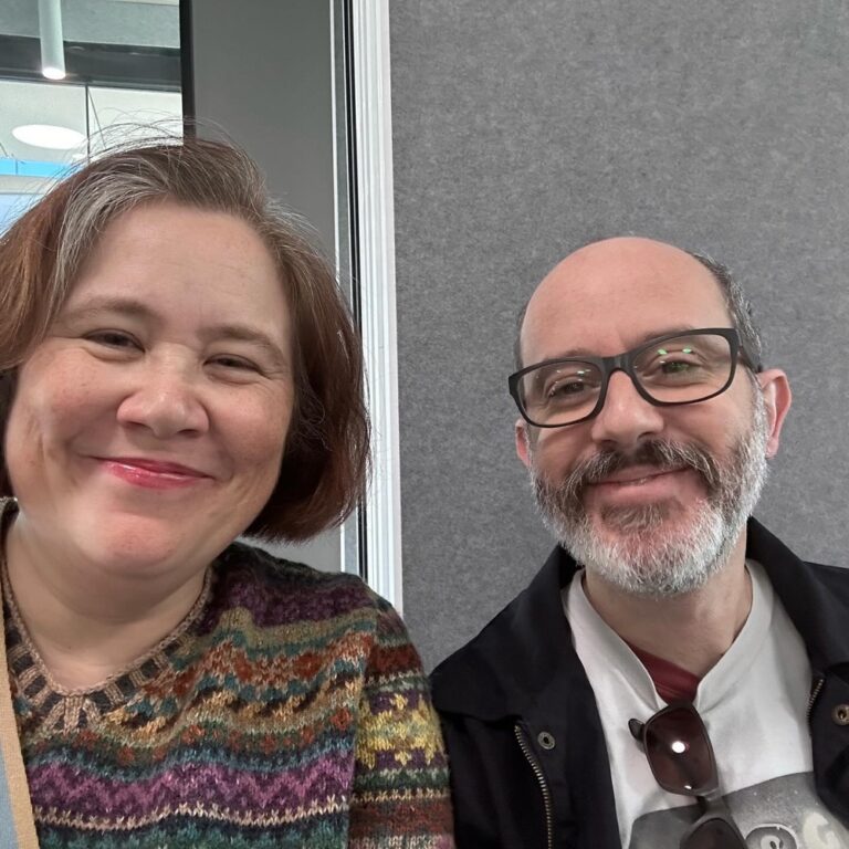 A few months back Rodd said to me: “I booked us in for an afternoon lecture at the library on outer space… because you’ll be retired and so that’s our life now.” 🧑‍🚀❤️ Thanks to the @cityofsydney Library and the @powerhousemuseum volunteers for the excellent session! We heard about Australian women astronomers, moon rocks, and learned all about the Saturn V rocket (with the help of a Lego model). #moonday 🚀🌔