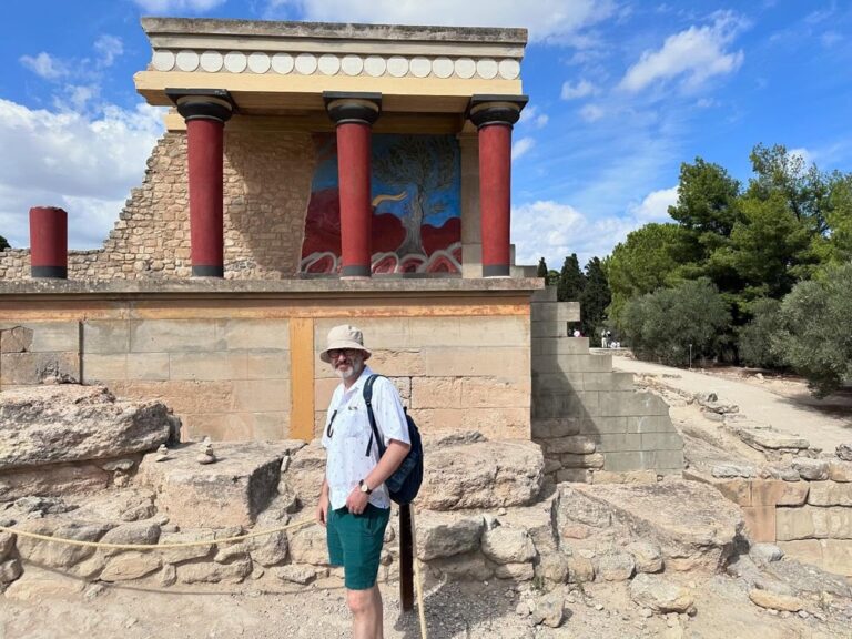 Knossos. Unfortunately it’s pretty hard to separate out what is actual archaeology from the deluded, fanciful “reconstruction” of the British guy who excavated it, but it was still fascinating to see the ruins of a civilisation we know so little about.