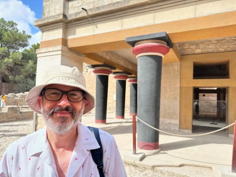 Knossos. Unfortunately it’s pretty hard to separate out what is actual archaeology from the deluded, fanciful “reconstruction” of the British guy who excavated it, but it was still fascinating to see the ruins of a civilisation we know so little about.