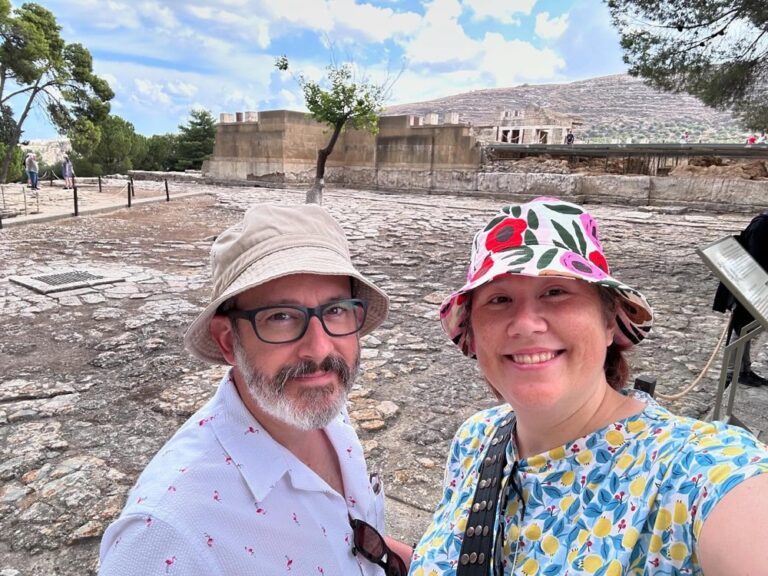 Knossos. Unfortunately it’s pretty hard to separate out what is actual archaeology from the deluded, fanciful “reconstruction” of the British guy who excavated it, but it was still fascinating to see the ruins of a civilisation we know so little about.