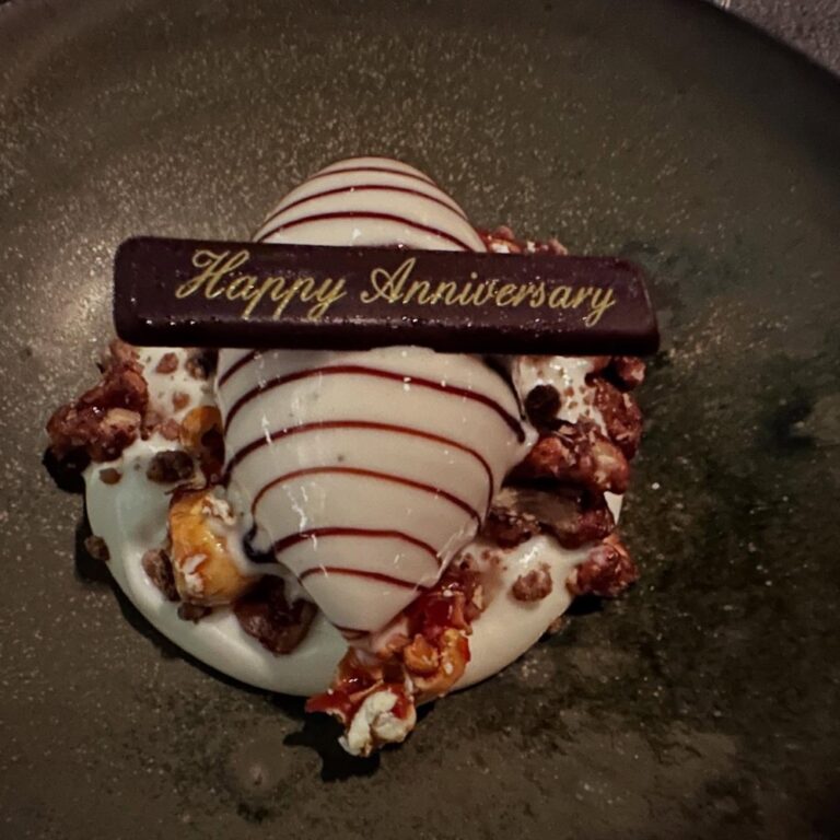 “This is the greatest damn city in the world.” Happy anniversary to us! We had amazing Japanese-Italian food at the much lauded @lumidining. Everything was so good. 🍷 Also, I wore pristine white Chucks… just as I did on my wedding day. ❤️👰‍♀️