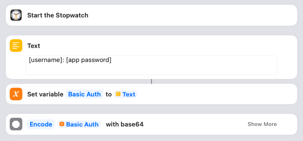 1 - Start the stopwatch and set authorisation