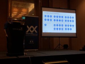 “This is the Google Cloud Platform. As you can see, we really love blue hexagons.” 😂 @PicardParis #voxxeddayssingapore https://t.co/6GTaGZYs6Y