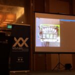 Demoing the Raspberry Pi Rainbow HAT, and @PicardParis managed to stop a random display and land on the answer to life, the universe, and everything. 😳 #42 #voxxeddayssingapore https://t.co/dwLsM5gk1p