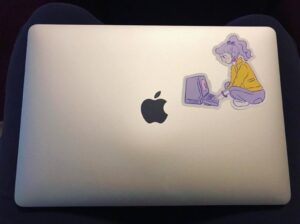 Important laptop sticker decision time. I think I’m going to leave it quite minimal for now... https://t.co/zlVpnPU2fC https://t.co/deQsSVKN50