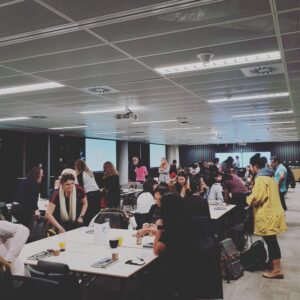 RT @KimAcostaSYD: What. A. Crowd. #shehacks2018 by GirlGeeks Sydney!! #DiversityandInclusion #WomenInSTEM https://t.co/RtG5JoYGza