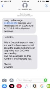 Hey @GoCatchApp - I know you're about to IPO, but spamming me with push notifications and actual phone calls just annoys me and makes me want to delete my account. Please CHILL OUT. https://t.co/U9CEUW1sn9