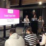 Smart Food Shelf - upload a photo of your fridge contents, and a machine learning algorithm identifies what you’ve got and can make! #shehacks2018 https://t.co/T1Wyi0rTH9