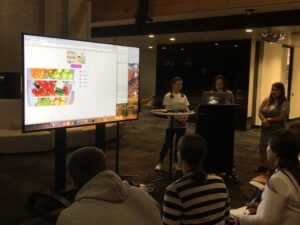 Smart Food Shelf - upload a photo of your fridge contents, and a machine learning algorithm identifies what you’ve got and can make! #shehacks2018 https://t.co/T1Wyi0rTH9