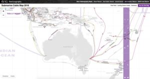 Cool - Submarine Cable Map 2018. Was literally *just* talking with a fellow techie about his plan to retire to Vanuatu due to low tax rate and fast Internet. 😂 https://t.co/wMm8OmcAZ0 via The Sizzle @decryption https://t.co/WvFQ39JeAp