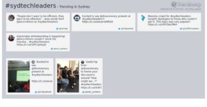 RT @TrendsSydney: #sydtechleaders is now trending in #Sydney https://t.co/cc7zzwGMn3 https://t.co/5jpHlPnWx9