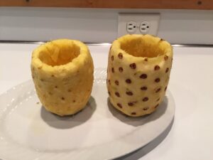 Step 1: take two pineapples and hollow them out. https://t.co/o0tj3l1K46