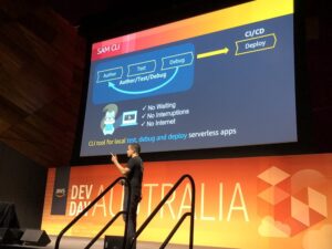 SAM CLI - I can mock and test my serverless apps locally?! 😍 #AWSDevDay https://t.co/5nBztZlbmC