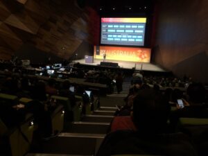 Just met my new colleague Jenny today - excited to see a full house for her talk on machine learning tools! #AWSDevDay https://t.co/Wo5ufwJj0M