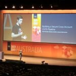 Learning about building cross account CI/CD pipelines from @brentjmaxwell. Looks like a good approach to dealing with environment complexity... #AWSDevDay https://t.co/auHkr1Edtg