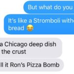 Dad has done it again. He just texted me photos of his latest barbecue invention: RON’S PIZZA BOMB. 😂🍕💣 Ready? https://t.co/tHOBwMxP47