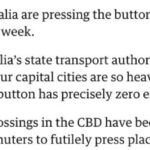 Placebo buttons: Australian pedestrians press for no reason at traffic lights https://t.co/k5tIAZfUH8 // I highlighted the key bit. "Most of the time" means you still have to press the damn button. 😐 https://t.co/SDbiVNi781