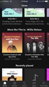 You listen to ONE Willie Nelson song... (Now I have to delete my Spotify account.) 😐 https://t.co/MjiyFJEJRk