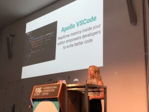 Oh wow. Real-time performance metrics inside your IDE to help you write better queries... @peggyrayzis giving us a sneak peek! #wds18 https://t.co/CaEu6CYNeI