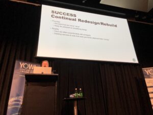 Deleting code feels wrong because we invest a bit of ourselves in it, put a bit of our animus or soul inside. (I really like that image.) #yow18 @mtnygard https://t.co/wlkyO1YYZn