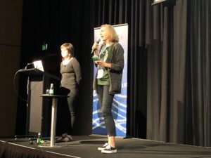 One of my favourite people - @shvedma from @GGDSydney - introducing the final speaker for the day in the red room! #yow18 https://t.co/lizsDrz2gj