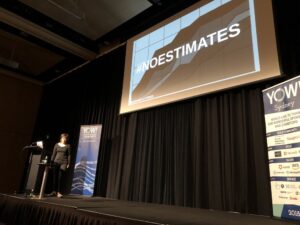 Even when @WoodyZuill isn’t at @yow_conf... he’s still a presence. 😉 @CatSwetel #yow18 https://t.co/A6oVNaAD17