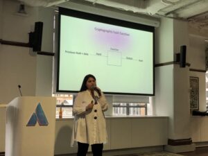 Learning all about blockchain from Priyanka. She’s doing such a great job!! #ggdsyd https://t.co/0tD9KI9u0m