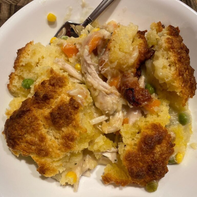 Chicken Pot Pie with Buttermilk Biscuit Topping from @seriouseats. So much work, but so tasty!