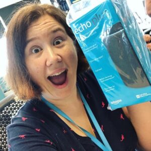 We held an internal competition to suggest new Alexa Skills, and since my idea was the runner-up, I won an Echo Plus!! Great start to the weekend. 😜 #bepeculiar @insideamazon https://t.co/Ayo1kTui3L https://t.co/7DYtdwH3a5