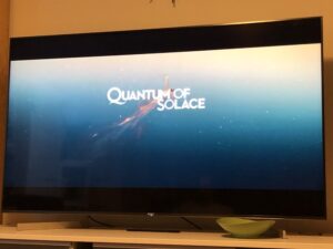 No classic gun barrel intro? Graphics that look like a video game? The Snook is not amused by Quantum of Solace so far. https://t.co/1KniY1EyUQ