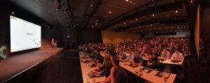 Attentive crowd for founder Igor as @DevOpsTalks Melbourne kicks off! #dotc19 #devops https://t.co/mZG2VeELoG