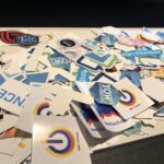 LOL. The @iress team found my sticker stash! If you need laptop adornment, please stop by. Still plenty left! #dotc19 #devops https://t.co/1An6U4dUup