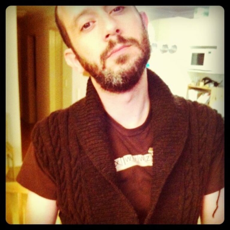 Hipster Cardigan, 95% finished. That collar nearly killed me.