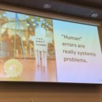 “Human” errors are really systems problems. You can’t fix people, but you can fix processes and make them better. #dotcnz #dotc19 #devops https://t.co/jssCuqx8rn