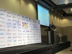 It me. 😭 (Classic and appropriate xkcd from @djsauble to illustrate OSS versioning hell.) #dotc19 #dotcnz #devops https://t.co/2hLjGV9NSI