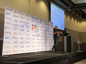 If you’re not releasing quickly, you can’t fail quickly. It takes too long to experiment, and you end up with a mediocre product. @amirmohtasebi sharing some hard-won lessons. #dotcnz #dotc19 #devops https://t.co/yUic2m5pK6