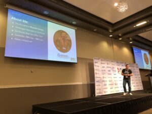 Loving the energy that @riferrei is bringing to the last talk of the day. Hey, he’s Deadpool! 😂 #dotc19 #dotcnz #devops https://t.co/XENMcml4h9