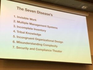 The 7 deadly diseases of DevOps are the things that keep your change efforts from fully succeeding. @botchagalupe #dotcnz #dotc19 https://t.co/0G08hmK1Pd